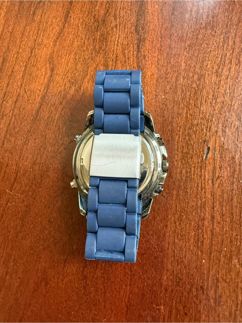 Rocawear Blue Strap men’s Watch with Black and Gold Dial